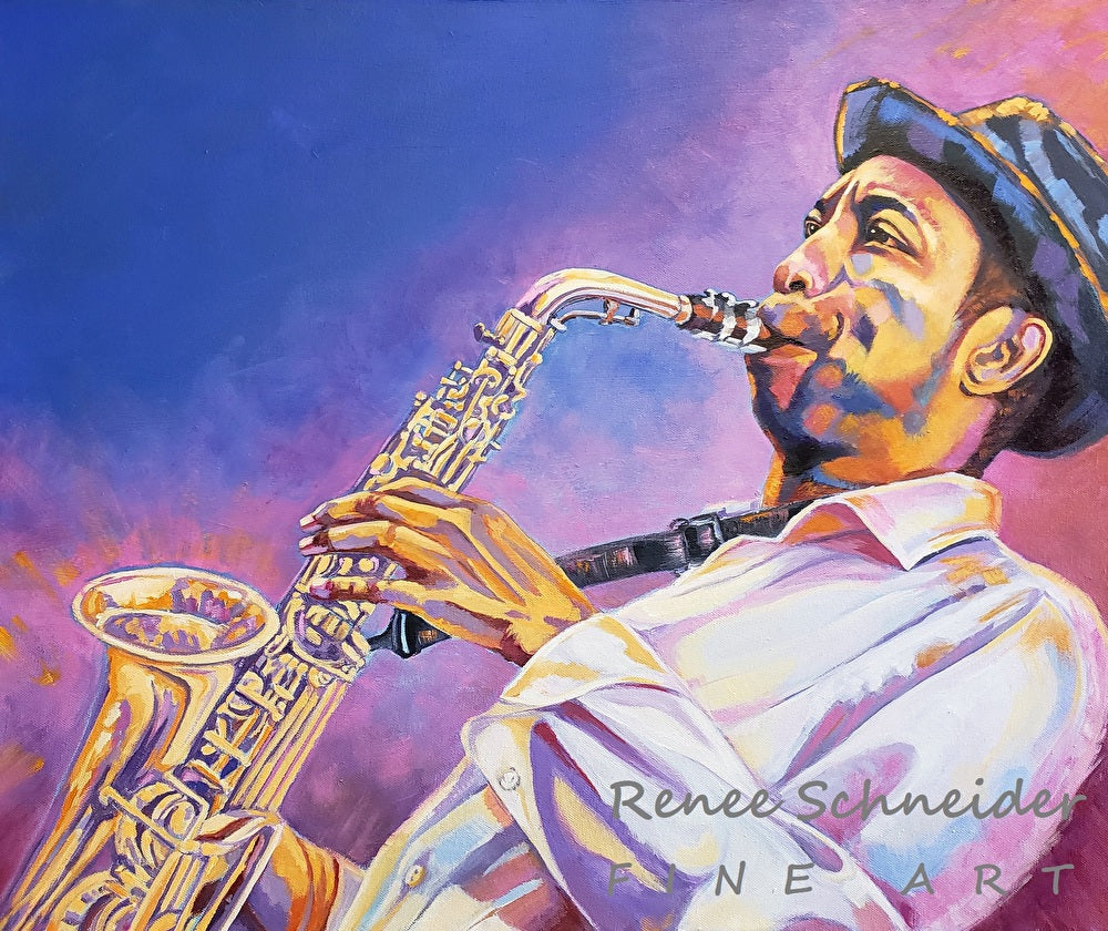 Blowin' the Blues by Renee Schneider