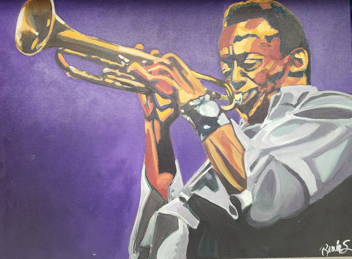 Miles Davis by Renee Schneider