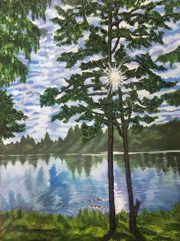 Lisa's Mindfulness Painting