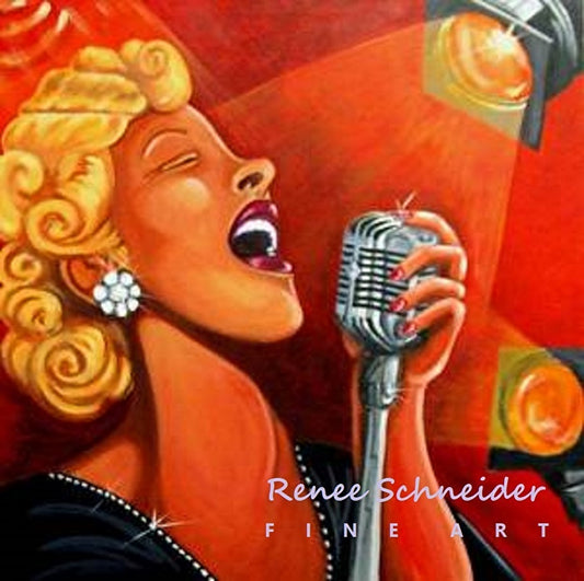 Swing Time Crooner by Renee Schneider
